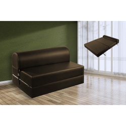 Sofá Cama Casal New Extra Suede Marrom - Paropas Menor preço em Sofá Cama Casal New Extra Suede Marrom - Paropas