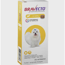 Antipulgas E Carrapatos Msd Bravecto Para Cães De 2 A 4,5 Kg Menor preço em Antipulgas E Carrapatos Msd Bravecto Para Cães De 2 A 4,5 Kg