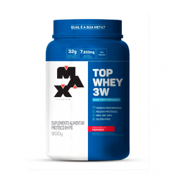 Top Whey 3W Mais Performance (900g) - Max Titanium Menor preço em Top Whey 3W Mais Performance (900g) - Max Titanium