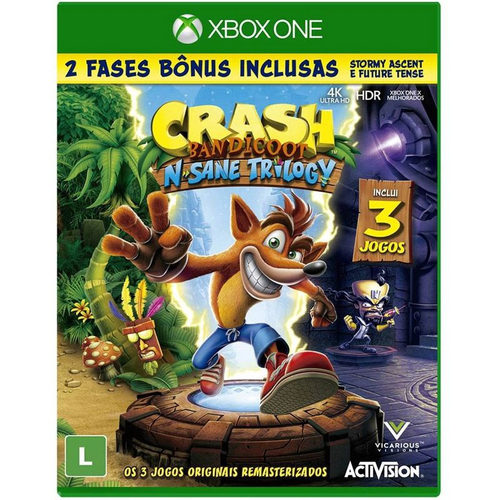 Crash Bandicoot N'sane Trilogy - Xbox One em Promoção na Americanas