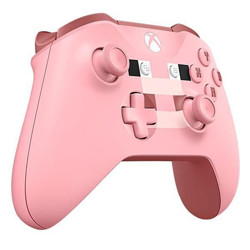 Controle Sem Fio Microsoft 1708 Minecraft Pig Para Xbox One S E X