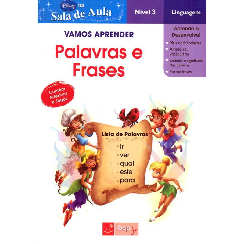 Jogos e frases para aprender palavras