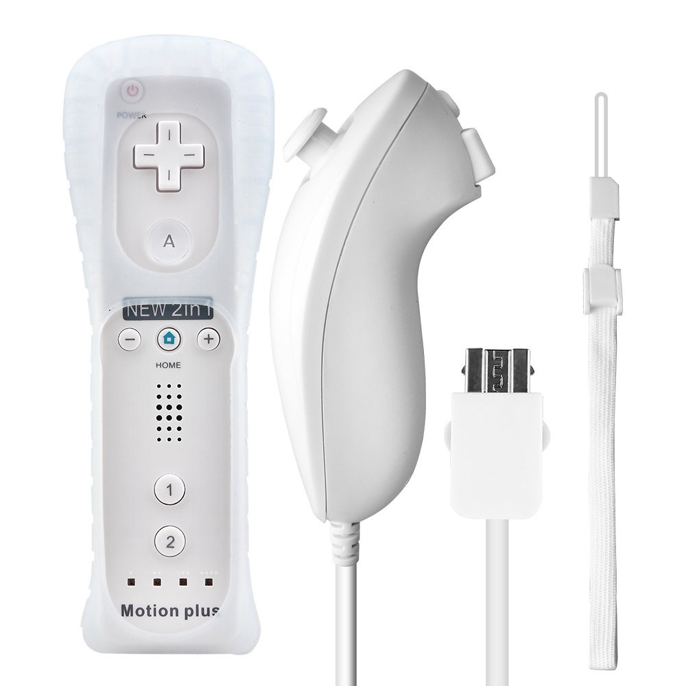 Controle Wii Remote Motion Plus Nintendo Wii Branco Wii U em Promoção na  Americanas