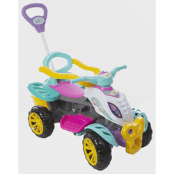 Carrinho de Passeio Infantil Quadriciclo Com Empurrador Menina é boa?