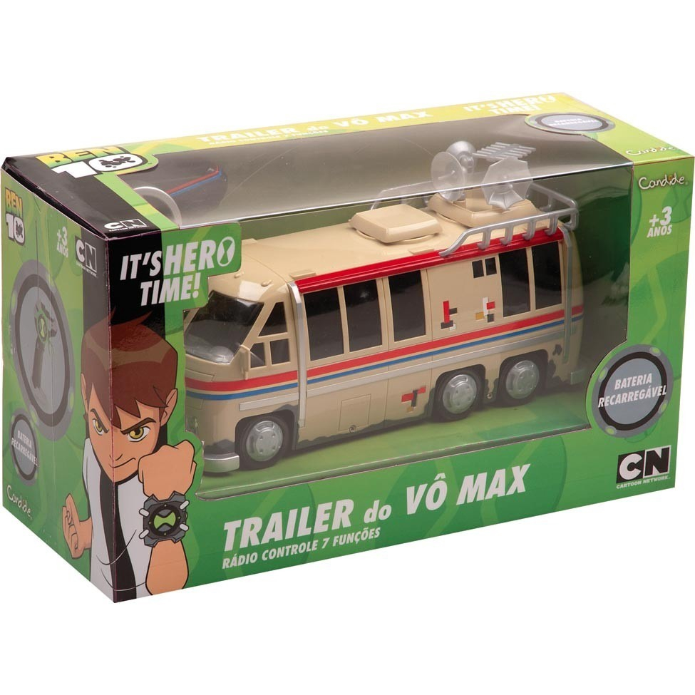 Brinquedo Ben 10 Trailer Do Vô Max Controle Remoto Candide | Submarino