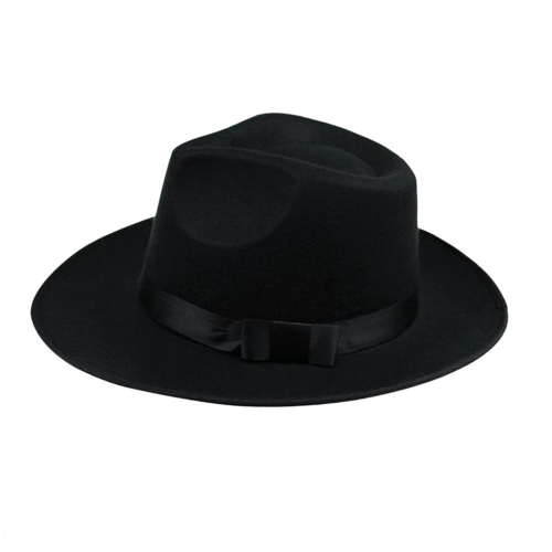 La Unisex Feltro Chapeu Fedora Homens Classicos De Aba Larga Fedoras Jazz Cap Para O Tamanho Da Cabeca 58 60 Cm Em Promocao Ofertas Na Americanas