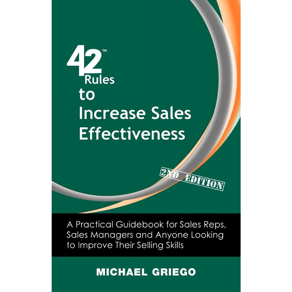 42 Rules To Increase Sales Effectiveness (2nd Edition) | Submarino