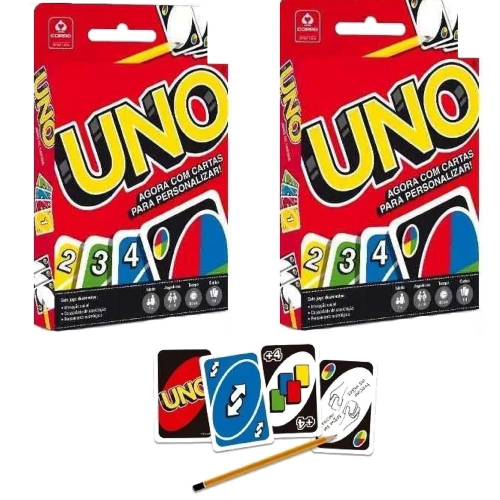 Kit 4 Jogo De Cartas Uno em Promoção na Americanas