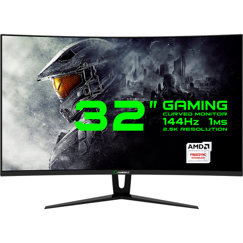 Monitor Gamemax Gaming 32 Curve Wqhd, 144Hz 1Ms Preto em Promoção na  Americanas