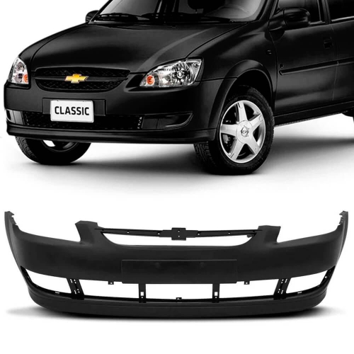 Parachoque Chevrolet Corsa Classic Dianteiro 2000 a 2008 Preto