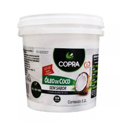 Óleo De Coco Sem Sabor 3,2L Balde - Copra Menor preço em Óleo De Coco Sem Sabor 3,2L Balde - Copra