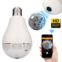 Camera espia em forma lampada composição plástico Menor preço em Camera espia em forma lampada composição plástico