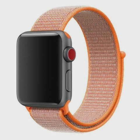 Bracelete de duas voltas em pele para relógio Apple Watch Series