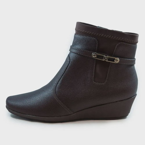 Bota cano curto com elastano sale piccadilly