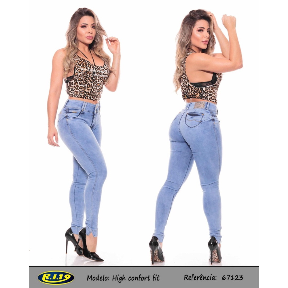 CALÇA JEANS FEMININA MARCA ORIGINAL LINHA AÉREA JEANS