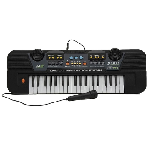 Teclado Infantil Eletrônico Musical para Criança com Microfone