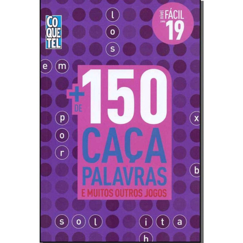 Caça Palavras Coquetel: Diversos Títulos