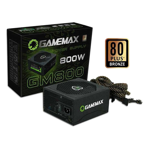 Fonte Alimentação Para Pc Atx Gamemax 500w Gm500 Pfc 80 Plus