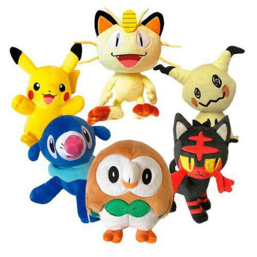 Pelúcias Pokémon  Pokemon plush, Pokemon dolls, Pikachu plush