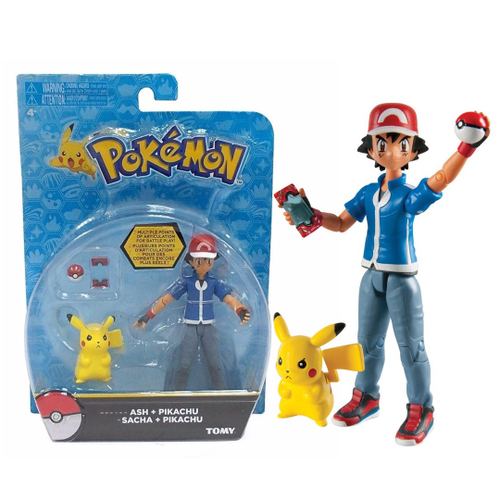 Ash Pokémon Action Figure Articulado - Pronta Entrega