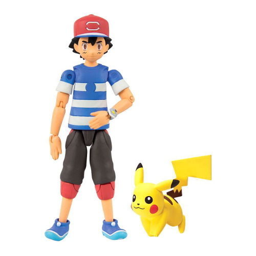 Novo Pokemon Figuras de Açao Ash e Pikachu Alola Sunny 1960 em Promoção na  Americanas