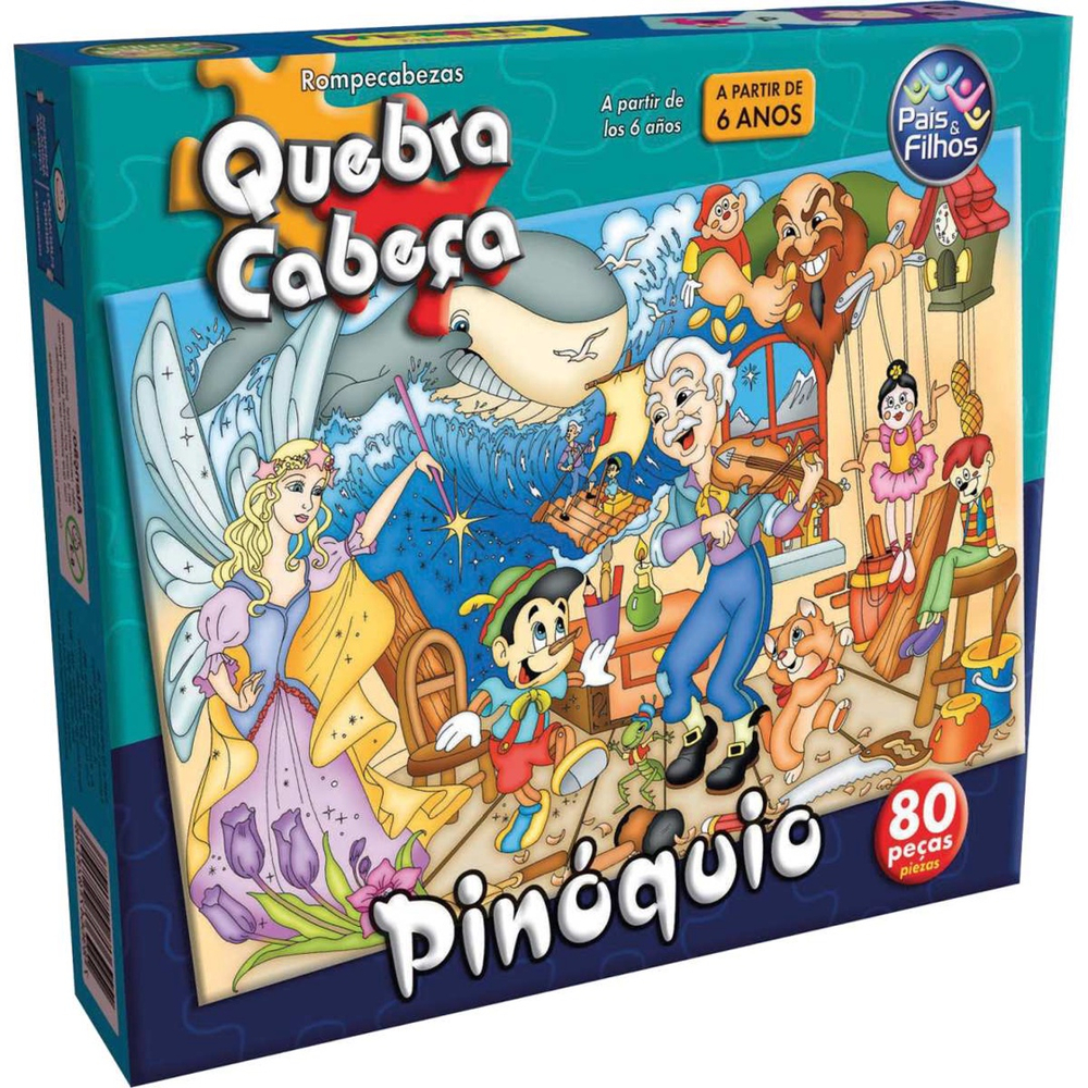 Jogo Meu Primeiro Puzzle- Loja Pinóquio - Pinóquio Brinquedos Educativos