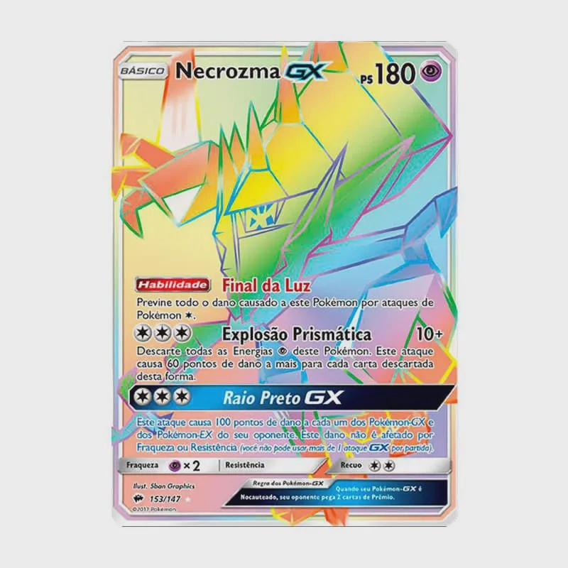 Boneco Pokémon Legendary Figure 12 - Necrozma wct/dtc + Carta Pokémon tcg:  Necrozma gx (63/147) SM3 Sombras Ardentes em Promoção na Americanas