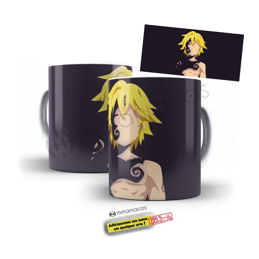 Caneca meliodas - nanatsu no taizai