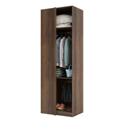 Guarda Roupa Closet sem Porta Canto Reto 80,4cm 2 Cabideiros 1 Maleiro Prime Luciane Móveis é boa?