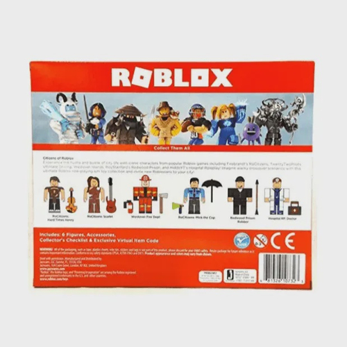 Kit 4 Bonecos Roblox de 8cm no Shoptime