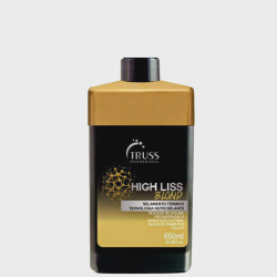 Truss High Liss Blond Selamento Térmico Violeta 650ml Menor preço em Truss High Liss Blond Selamento Térmico Violeta 650ml