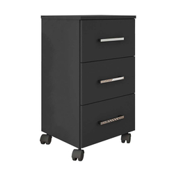 Gaveteiro Pietra Flex Color 3 gv Preto com Amarelo Menor preço em Gaveteiro Pietra Flex Color 3 gv Preto com Amarelo