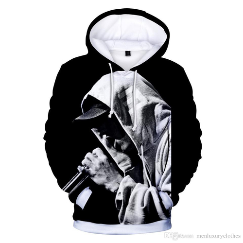 eminem pullover moletom com capuz