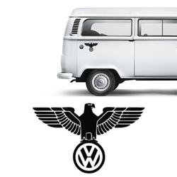 Adesivo Águia Volkswagen Preta Emblema Decorativo Kombi fusca é boa?