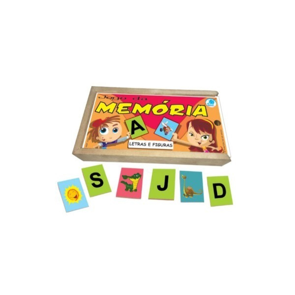 Jogo da Memoria Minha Escolinha FIG/PALAV.20PC em Promoção na Americanas