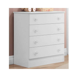Cômoda Infantil 4 Gavetas Doce Sonho Branco - Qmovi é boa?