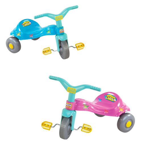 Velotrol Triciclo Motoca Motinha Tico Tico Infantil - Azul