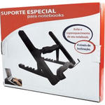Suporte Para Notebook Ergonômico 3 Estágios Preto St35