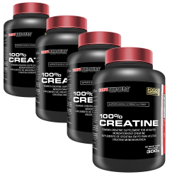 Combo 4x 100% Creatina 300g – Bodybuilders Menor preço em Combo 4x 100% Creatina 300g – Bodybuilders