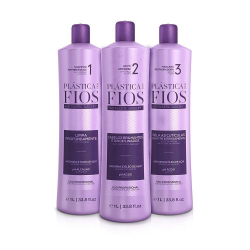 Cadiveu Plástica Dos Fios Selagem Térmica Kit (3 Produtos 1000ml) Menor preço em Cadiveu Plástica Dos Fios Selagem Térmica Kit (3 Produtos 1000ml)