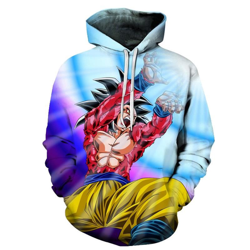 dragon ball z moletom com capuz 3d printing pullover