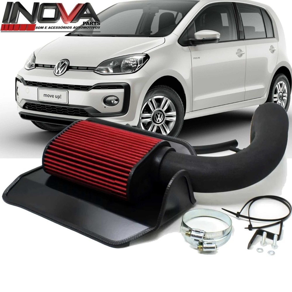 Kit Intake Vw Up Tsi 1.0 Turbo Filtro De Ar Esportivo Rci063