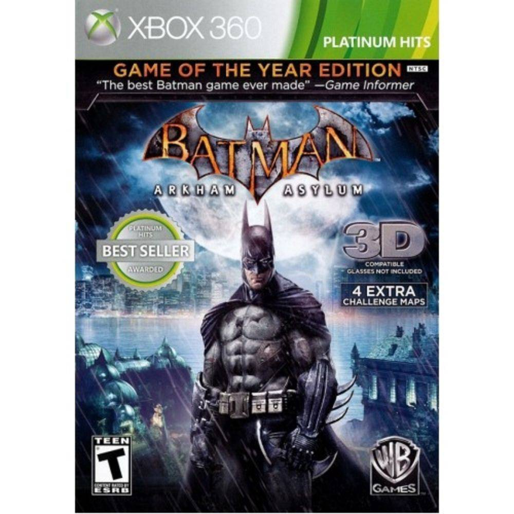 Batman: arkham asylum game of the year edition - xbox 360 em Promoção na  Americanas