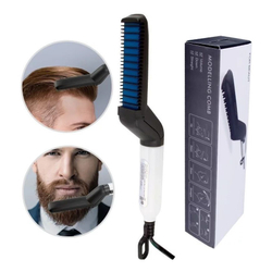 Pente Chapinha Modelador Alisador De Barba Cabelo Homens Menor preço em Pente Chapinha Modelador Alisador De Barba Cabelo Homens