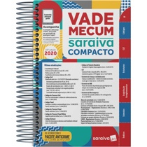 Livro - Vade Mecum Saraiva Compacto Espiral 2020 - 22ª Edição: Atualizado Com o Pacote Anticrime Menor preço em Livro - Vade Mecum Saraiva Compacto Espiral 2020 - 22ª Edição: Atualizado Com o Pacote Anticrime