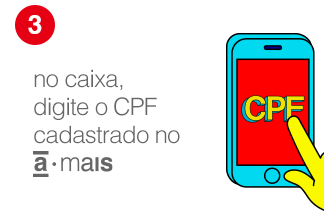 No caixa, digite o seu CPF, o mesmo que possui a assinatura Americanas Mais