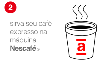 Pegue seu cafezinho na máquina Nescafé