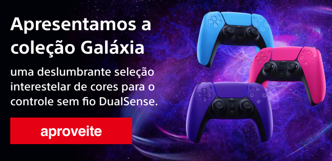 CONSOLE PLAYSTATION 5 - PS5 + Controle Sem Fio Dualsense¿ Galactic Purple -  PS5 na Americanas Empresas