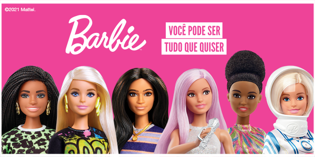 Loja Boomerang - 💕💕 Barbie: você pode ser tudo que quiser! 💕💕