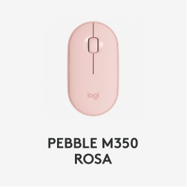 Mouse Pebble M350 rosa